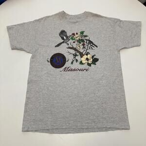 Vintage Missouri Mockingbirds Graphic T-Shirt Anvil USA Single Stitch‎ XL